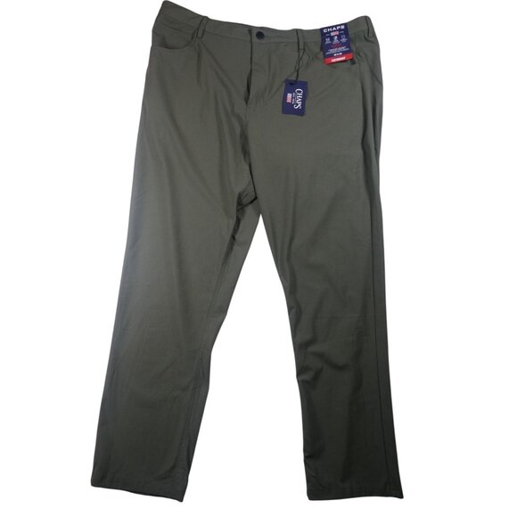 Chaps Men's‎ Slim Fit Everyday Performance Pants Size 40x30 - Picture 1 of 5